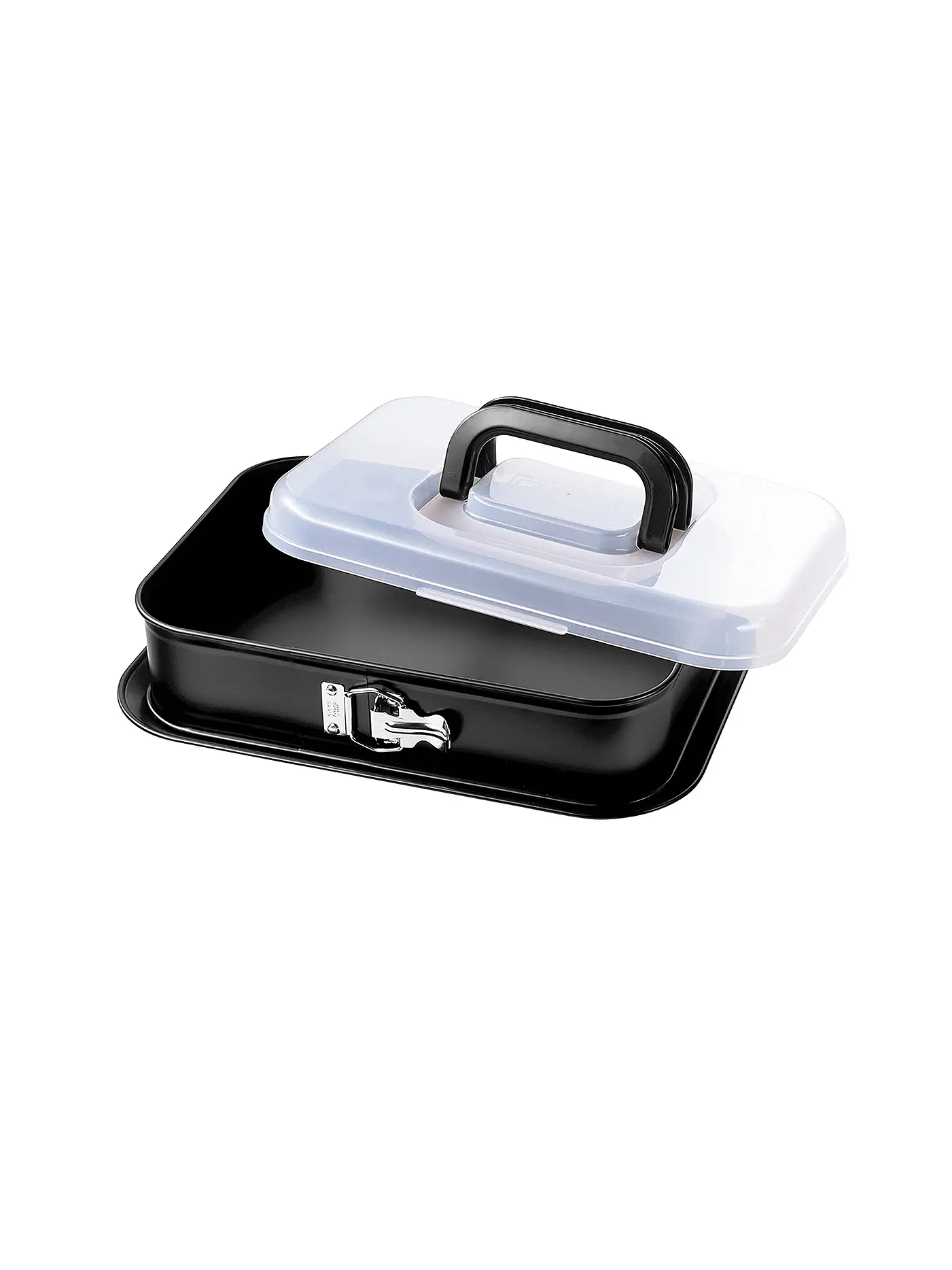 KAISER | Springform eckig mit Deckel 35x24cm Antihaft Schwarz | 